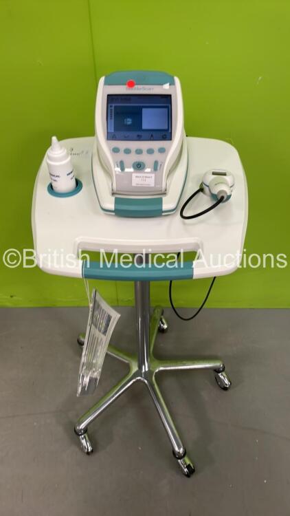 Verathon BVI 9400 Bladder Scanner with Probe and Battery on Stand (Power Up) *S/N B4004440*