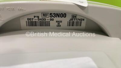 5 x Welch Allyn 53N00 Vital Signs Monitors on Stands (All Power Up) *A/N 10506 / 16024 / 14098* - 6