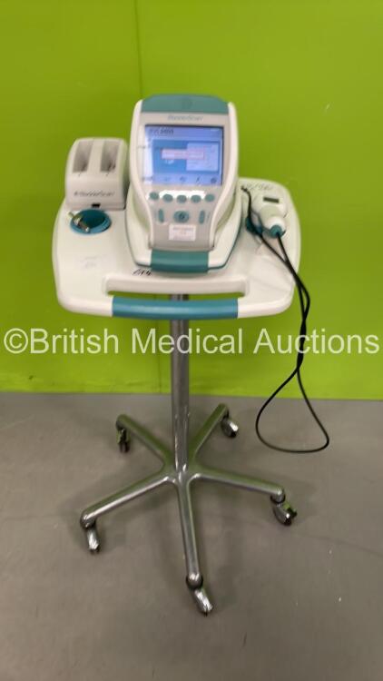 Verathon BVI 9400 Bladder Scanner with Probe, Battery and Battery Charger on Stand (Power Up) *S/N B4017837*