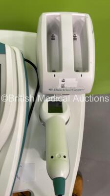 Verathon BVI 9400 Bladder Scanner with Probe, Battery and Battery Charger on Stand (Power Up - Crack to Probe - See Pictures) *S/N B4017716* - 3