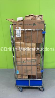 Cage of Mixed Consumables Including Endotracheal Tubes, Spinal Needles and Tracoe Twists (Cage Not Included - Out of Date)