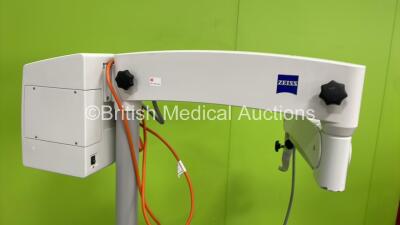 Zeiss Microscope Stand with Zeiss S100 Halogen Light Source (Powers Up) *S/N 6627101546* - 5