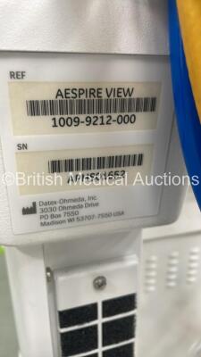 Datex-Ohmeda Aespire View Anaesthesia Machine Software Version 06.30 with Bellows and Hoses (Powers Up) - 5