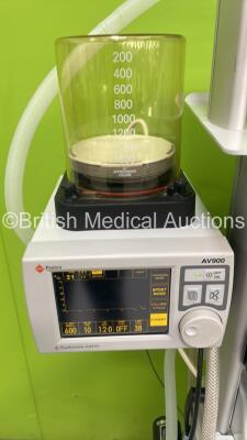 InterMed Penlon Prima SP Anaesthesia Machine with InterMed Penlon AV900 Ventilator, Bellows and Hoses (Powers Up) *S/N AV9030 1* - 2