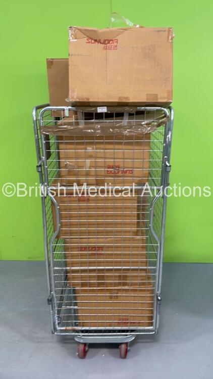 Cage of 10 x Boxes of Face Masks (Cage Not Included)