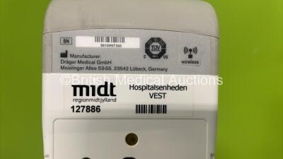 1 x Drager Infinity M540 Patient Monitor on Stand with Leads and 1 x GE Dinamap Pro100V2 Vital Signs Monitor on Stand with BP Hose and Cuff (Both Power Up) - 5