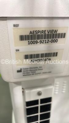 Datex-Ohmeda Aespire View Anaesthesia Machine Software Version 06.30 with Bellows and Hoses (Powers Up) - 6