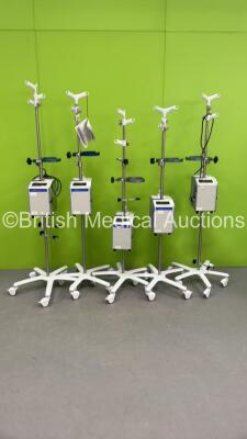 5 x Belmont Rapid Infuser FMS 2000 Units on Stands (All Power Up) *S/N U072102 / 2014103807*