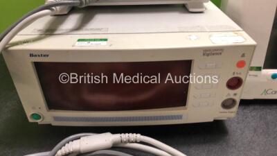 Mixed Lot Including 1 x Deltex Medical Cardio Q ODM Monitor, 1 x Edwards Lifesciences Vigilance II Patient Monitor, 1 x Edwards Critical-Care Baxter Vigilance Monitor, 1 x Nellcor SpO2 Monitor, 1 x SC 7000 / SC 9000XL Panasonic Battery Charger and 1 x Med - 3