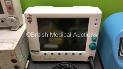 Mixed Lot Including 1 x Deltex Medical Cardio Q ODM Monitor, 1 x Edwards Lifesciences Vigilance II Patient Monitor, 1 x Edwards Critical-Care Baxter Vigilance Monitor, 1 x Nellcor SpO2 Monitor, 1 x SC 7000 / SC 9000XL Panasonic Battery Charger and 1 x Med - 4