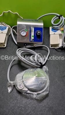 Mixed Lot Including 2 x Medicon Servotronic EC-100 Foot Switches and 1 x Baxter Duplospray with 1 x Footswitch - 3