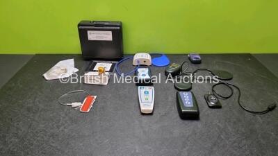 Mixed Lot Including Dash CapnoFlex LF CO2 Module, 1 x Nevro Trial Stimulator, 1 x nevro Patient Remote, 1 x Nevro Charger, 1 x St Judes Medical Patient Controller Model 3851, 1 x Medtronic Mystim 97740 Patient Programmer and 1 x ANS 3722 Unit