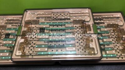 3 x St.Jude Medical Trifecta Valve Sizer Sets in Trays - 2