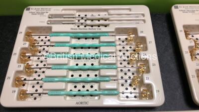 3 x St.Jude Medical Trifecta Valve Sizer Sets in Trays - 4