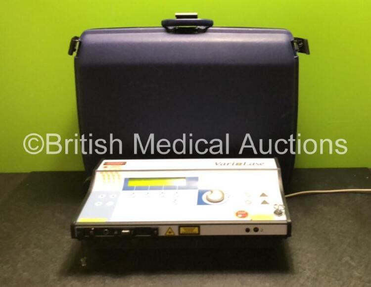 Vascular Solutions VariLase Ref.946.000 Laser Unit with Key in Case (Powers Up with Laser Temperature Too Low Warning)