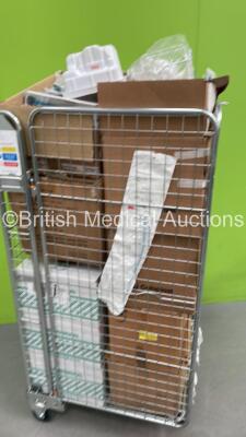 Cage of Various Consumables Including Aintree Incubation Catheters, Sorin Xtra Procedure Bowl Sets and Weck Vista 8mm Bladeless Obturators (All Out of Date, Cage Not Included) - 6