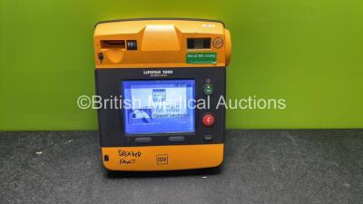 Physio Control Lifepak 1000 Defibrillator (Powers Up with Faulty Speaker when Tested with Stock Battery-Battery Not Included) *SN 40681471*