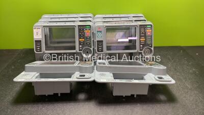 8 x Physio Control Lifepak 15 Spare Front Covers (All with Missing Screen Guards-See Photos)