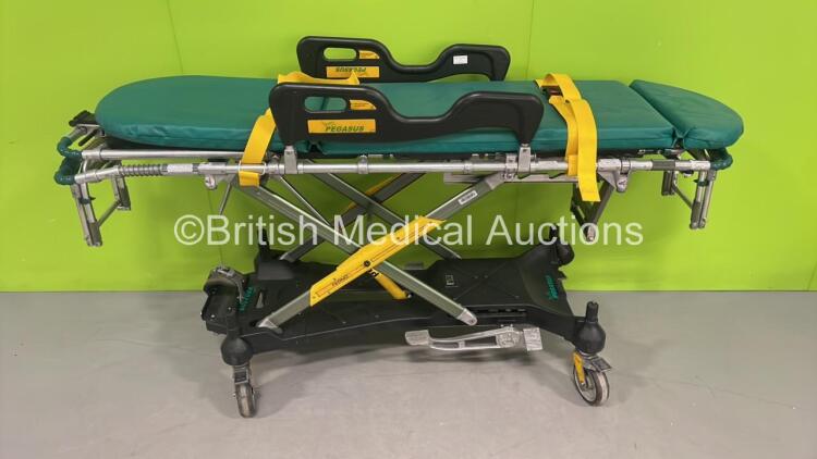 Ferno Pegasus Ambulance Stretcher with Mattress (Hydraulics Tested Working) *S/N PEG1120*