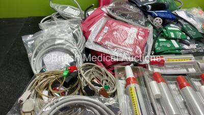 Mixed Lot Including NIBP Hoses, ECG Lead, BP Cuffs and Peak Flow Meters - 2