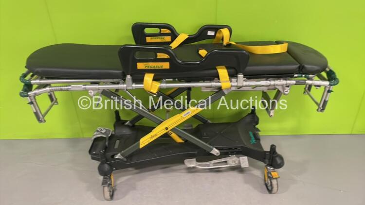 Ferno Pegasus Ambulance Stretcher with Mattress (Hydraulics Tested Working) *S/N PEG2994*