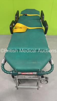 Ferno Pegasus Ambulance Stretcher with Mattress (Hydraulics Tested Working - Headrest Keeps Rising) *S/N PEG1442* - 3