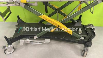 Ferno Pegasus Ambulance Stretcher with Mattress (Hydraulics Tested Working - Headrest Keeps Rising) *S/N PEG1442* - 4