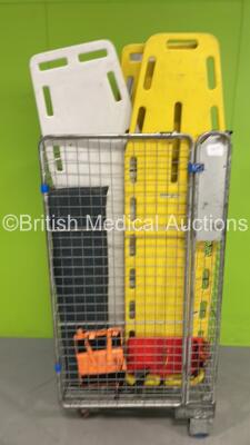 8 x Spinal Boards and 3 x Ferno Pedi-Pac (Cage Not Included) - 2