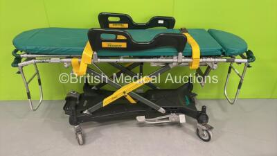 Ferno Pegasus Ambulance Stretcher with Mattress (Hydraulics Tested Working) *S/N PEG2977*