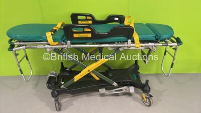 Ferno Pegasus Ambulance Stretcher with Mattress (Hydraulics Tested Working - Headrest Keeps Rising) *S/N PEG1439*