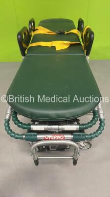 Ferno Pegasus Ambulance Stretcher with Mattress (Hydraulics Tested Working) *S/N *PEG1480* - 3