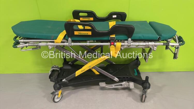 Ferno Pegasus Ambulance Stretcher with Mattress (Hydraulics Tested Working) *S/N NA*