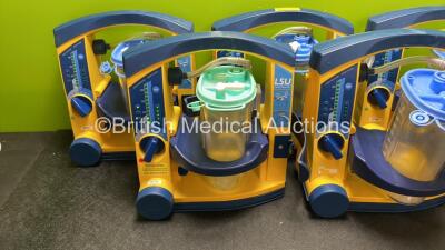 5 x Laerdal LSU Suction Units with 4 x Cups and Lids (All Power Up) - 2