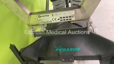 Ferno Pegasus Ambulance Stretcher with Mattress (Hydraulics Tested Working - Headrest Keeps Rising) *S/N PEG1526* - 4