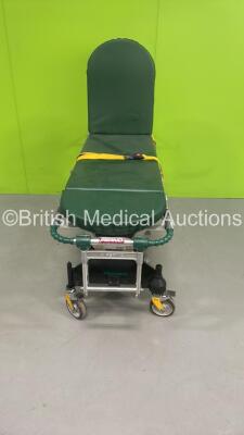 Ferno Pegasus Ambulance Stretcher with Mattress (Hydraulics Tested Working - Headrest Keeps Rising) *S/N PEG1526* - 6