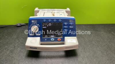 Philips Heartstart XL Smart Biphasic Defibrillator Including ECG and Printer Options (Powers Up) *SN US00440441*