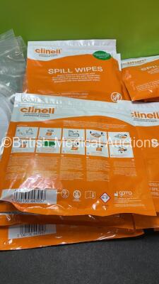 Mixed Lot Including 3 x Smiths Medical Pneupac Ref 100/905/300 Single Limb Circuits, Large Quantity of Sure Glucose Fluid and Large Quantity of Spill Wipes - 3