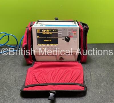 Zoll M Series Defibrillator Including ECG and Printer Options with 1 x Battery in Carry Bag (Powers Up)