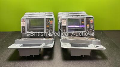 8 x Physio Control Lifepak 15 Spare Front Covers (All with Missing Screen Guards-See Photos)