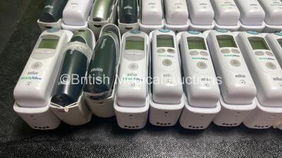 Approximately 70 x Welch Allyn Ear Thermometers (Some with Missing Base Units and Battery Covers) - 2