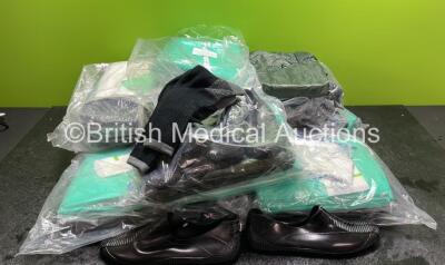 9 x Junior Emergency Safety Kits Including Aprons, Socks, Overalls, Waterproof Coats and Foot Inserts