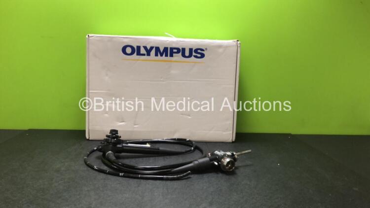 Olympus GIF-XQ260 Video Gastroscope in Case - Engineer's Report : Optical System - No Fault Found, Angulation - No Fault Found, Insertion Tube - No Fault Found, Light Transmission - No Fault Found, Channels - No Fault Found, Leak Check - No Fault Found *2