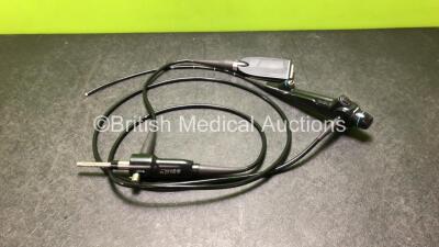 Olympus CYF-V2 Video Cystoscope in Case - Engineer's Report : Optical System - Unable to Check, Angulation - No Fault Found, Insertion Tube - No Fault Found, Light Transmission - No Fault Found, Leak Check - No Fault Found *W900522* - 2