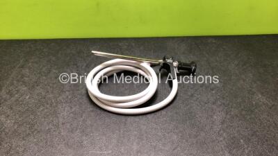 Richard Wolf 4450-501 Rigid Endoscope - Engineer's Report : Optical System - Clipped Image, Insertion Tube - No Fault Found, Light Transmission - 10% Loss