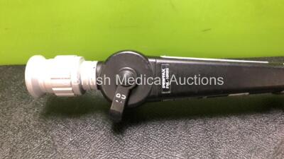 Pentax FNL-10RBS Laryngoscope - Engineer's Report : Optical System - 5 Broken Fibers, Angulation - No Fault Found, Insertion Tube - Kinked, Light Transmission - No Fault Found, Leak Check - No Fault Found *H115984* - 2