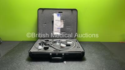 Olympus IF11C5-3000 3 Meter Industrial Fiberscope in Case - Engineer's Report : Optical System - 4 Broken Fibers, Angulation - No Fault Found, Insertion Tube - No Fault Found, Light Guide Tube - No Fault Found, Control Body and Cosmetics - Like New, Other