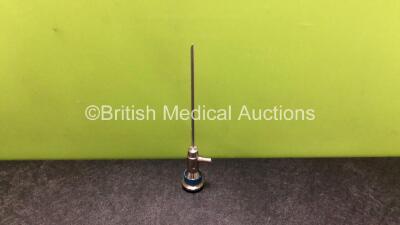 Dyonics 3628 70 Degree Video Arthroscope - Engineer's Report : Optical System - Unable To Check, Insertion Tube - No Fault Found, Light Transmission - No Fault Found