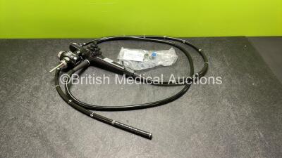 Olympus CF-H260DL Video Colonoscope in Case - Engineer's Report : Optical System - No Fault Found, Angulation - Not Reaching Specification, To Be Adjusted, Insertion Tube - Kinks Present, Light Transmission - No Fault Found, Channels - No Fault Found, Lea