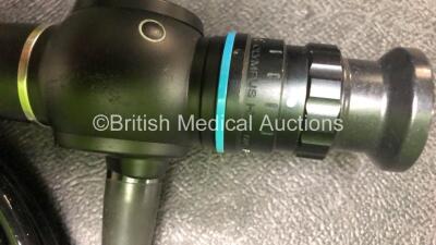 Olympus HYF-XP Hysteroscope in Case - Engineer's Report - Optical System - Excessive Broken Fibers, Angulation - No Fault Found, Insertion Tube - Crushed *W501509* - 3