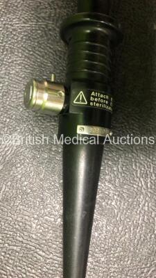 Olympus HYF-XP Hysteroscope in Case - Engineer's Report - Optical System - Excessive Broken Fibers, Angulation - No Fault Found, Insertion Tube - Crushed *W501509* - 4